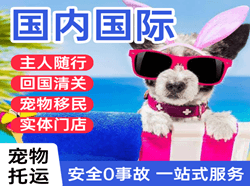 北京机场邮寄国际宠物托运 【国
